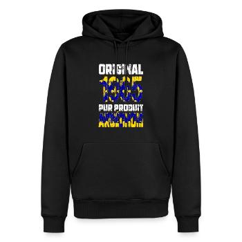 60. Jahrestag - Original - 1965 - Ardèche - Männer Premium Bio Hoodie - Schwarz - Vorne - Nico (187cm)
