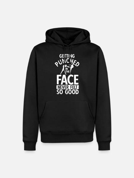 Kickboxing - Männer Premium Bio Hoodie - Schwarz