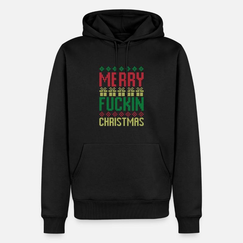 Joyeux Noël - Sweat à capuche Premium bio Homme - noir