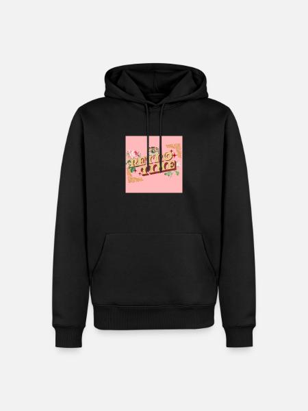 Retro Time T Shirt - Men’s Premium Organic Hoodie - black