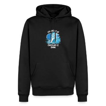 Plongeurs Plongée sous-marine Plongée sous-marine Plongée sous-marine - Sweat à capuche Premium bio Homme - noir - Devant - Nico (187cm)