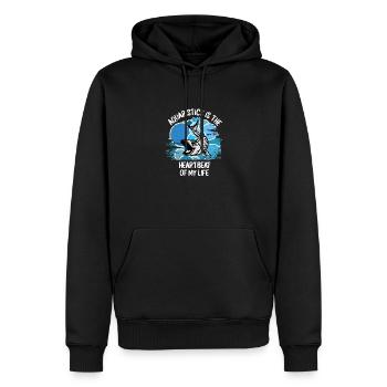 Aquarium Aquarianer Fische Zierfische Aquaristik - Männer Premium Bio Hoodie - Schwarz - Vorne - Nico (187cm)