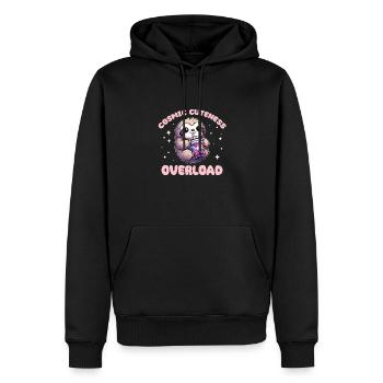 Faultiere trinken Bubble Tea Galaxie Boba Faultier - Männer Premium Bio Hoodie - Schwarz - Vorne - Nico (187cm)