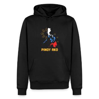 Philippinen Kartendesign für stolze Pinoys - Männer Premium Bio Hoodie - Schwarz - Vorne - Nico (187cm)