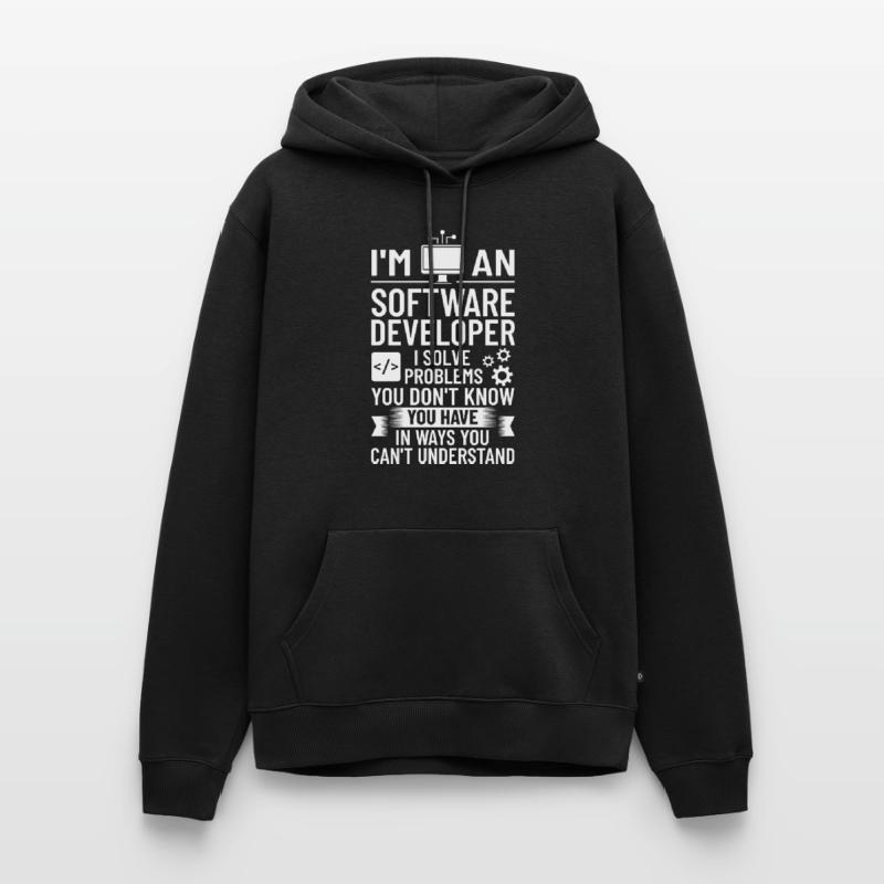 Software Development Software Developer Developer Men’s Premium Organic Hoodie