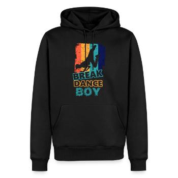 Breakdance Young Breakdancers Dancing - Men’s Premium Organic Hoodie - black - Front - Nico (187cm)