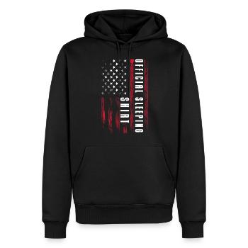 Schlafen Traum Entspannung Müde - Männer Premium Bio Hoodie - Schwarz - Vorne - Nico (187cm)