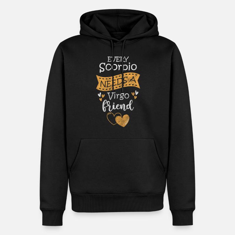 Tierkreiszeichen Astrologie - Männer Premium Bio Hoodie - Schwarz