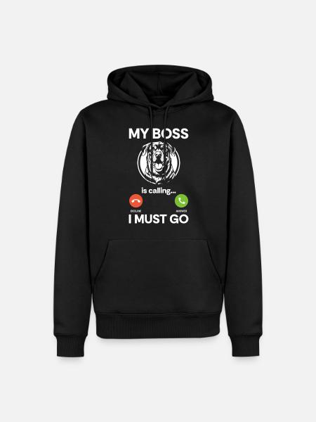 Fighting Dog Lover Rottie - Men’s Premium Organic Hoodie - black