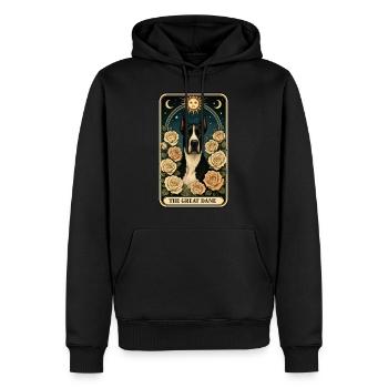 Deutsche Dogge - Männer Premium Bio Hoodie - Schwarz - Vorne - Nico (187cm)