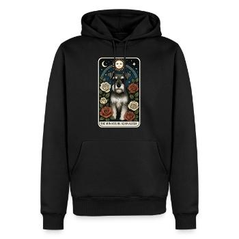 Zwergschnauzer - Männer Premium Bio Hoodie - Schwarz - Vorne - Nico (187cm)