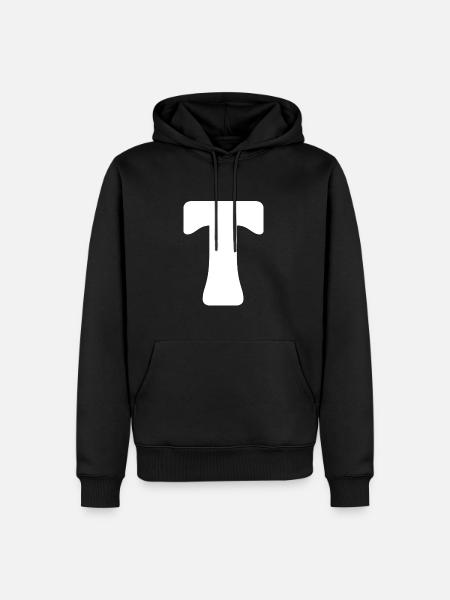 T - Männer Premium Bio Hoodie - Schwarz
