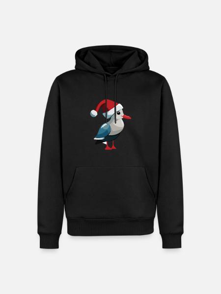 Seagull - Men’s Premium Organic Hoodie - black