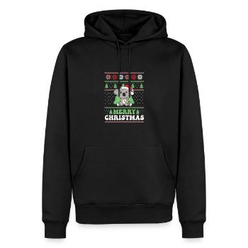 Joyeux Noël rétro moche Noël Koala - Sweat à capuche Premium bio Homme - noir - Devant - Nico (187cm)