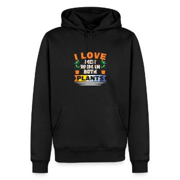 Aroace Flag Pride LGBTQ süße Pflanzen - Männer Premium Bio Hoodie - Schwarz - Vorne - Nico (187cm)