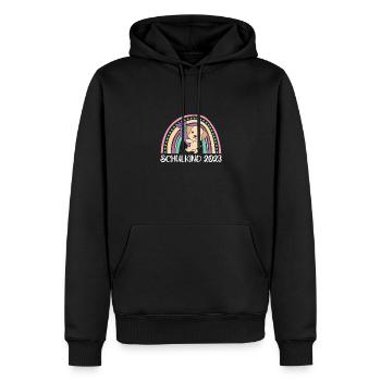 Schulkind 2023 Einschulung Labrador Schule - Männer Premium Bio Hoodie - Schwarz - Vorne - Nico (187cm)