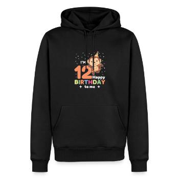 Singe pour les enfants de douze ans - Sweat à capuche Premium bio Homme - noir - Devant - Nico (187cm)