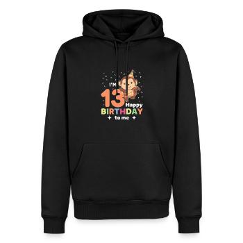 Singe pour les enfants de treize ans - Sweat à capuche Premium bio Homme - noir - Devant - Nico (187cm)