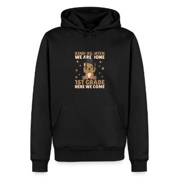 Kids Kindergarten graduate Quokka 1st grade - Männer Premium Bio Hoodie - Schwarz - Vorne - Nico (187cm)