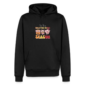 Tis' the Hallothanksmas Season Axolotl - Sweat à capuche Premium bio Homme - noir - Devant - Nico (187cm)