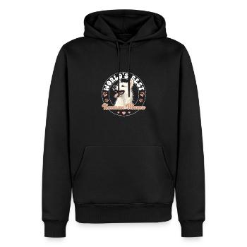 Canaan Groovy Kanaan maman - Sweat à capuche Premium bio Homme - noir - Devant - Nico (187cm)
