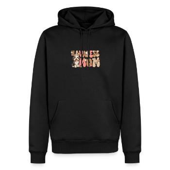 Havaneser Groovy Havanese Mom - Men’s Premium Organic Hoodie - black - Front - Nico (187cm)