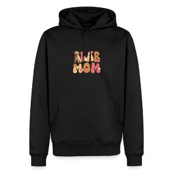 Labrador Retriever Groovy Lab Maman - Sweat à capuche Premium bio Homme - noir - Devant - Nico (187cm)