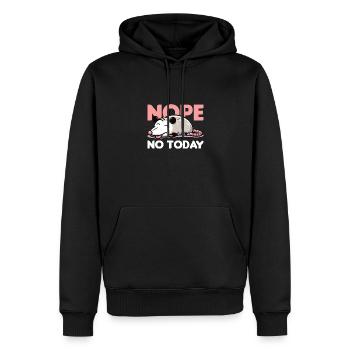 Non, pas aujourd’hui, opossum - Sweat à capuche Premium bio Homme - noir - Devant - Nico (187cm)