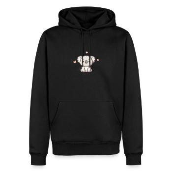 Kawaii Koala niedliches Muster - Männer Premium Bio Hoodie - Schwarz - Vorne - Nico (187cm)