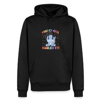 Les enfants d’âge préscolaire l’ont cloué Dino Graduation - Sweat à capuche Premium bio Homme - noir - Devant - Nico (187cm)