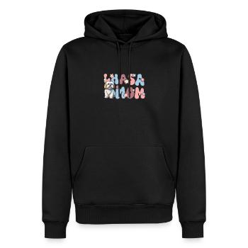 Lhasa Apso Groovy Lhasa Mom - Männer Premium Bio Hoodie - Schwarz - Vorne - Nico (187cm)