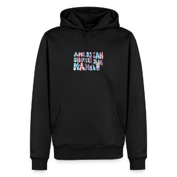 American Shorthair Groovy Shorthair Mama - Sweat à capuche Premium bio Homme - noir - Devant - Nico (187cm)