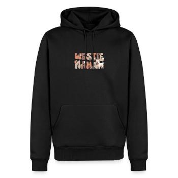 West Highland White Terrier Groovy Westie Mama - Männer Premium Bio Hoodie - Schwarz - Vorne - Nico (187cm)