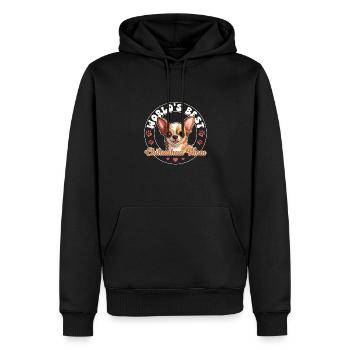 Chihuahua Groovy Chihuahua mom - Männer Premium Bio Hoodie - Schwarz - Vorne - Nico (187cm)