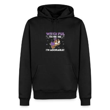 Erdmännchen Halloween Hexe Hexen I'm Adorable - Männer Premium Bio Hoodie - Schwarz - Vorne - Nico (187cm)