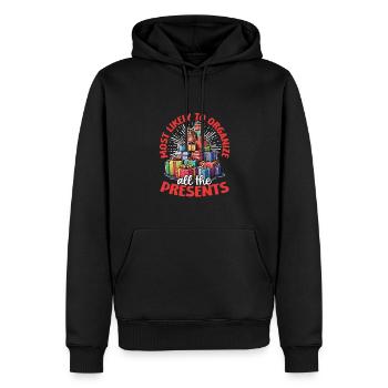 Most likely all gifts - Men’s Premium Organic Hoodie - black - Front - Nico (187cm)