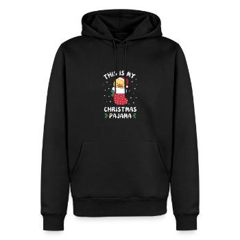 Das Ist Mein Weihnachtspyjama, Süßes Ente - Männer Premium Bio Hoodie - Schwarz - Vorne - Nico (187cm)