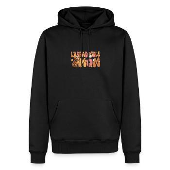 Labradoodle Groovy Labradoodle Mom - Männer Premium Bio Hoodie - Schwarz - Vorne - Nico (187cm)