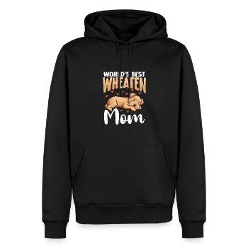 Irish Soft Coated Wheaten Terrier World's best - Männer Premium Bio Hoodie - Schwarz - Vorne - Nico (187cm)