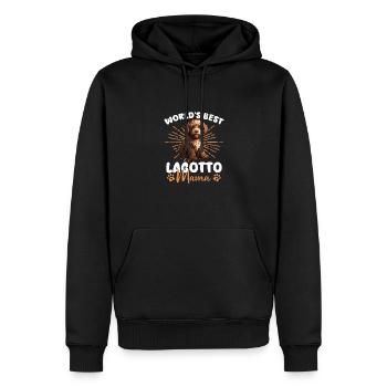 Lagotto Romagnolo Hund World's Best Lagotto mama - Männer Premium Bio Hoodie - Schwarz - Vorne - Nico (187cm)