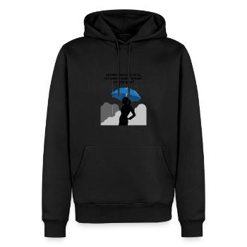 Asymptomatische Hitze mit einem milden Verlauf Ich - Männer Premium Bio Hoodie - Schwarz - Vorne - Nico (187cm)