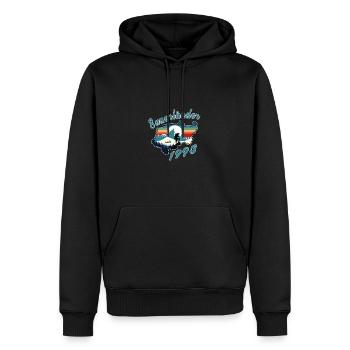 1993 anniversaire Sauerländer Original Retro Sunset - Sweat à capuche Premium bio Homme - noir - Devant - Nico (187cm)