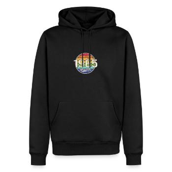 1965 Geburtstag Year Original - Männer Premium Bio Hoodie - Schwarz - Vorne - Nico (187cm)