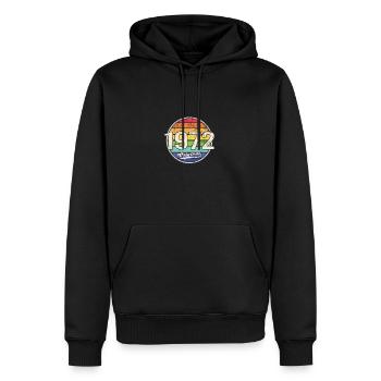 1972 Geburtstag Year Original - Männer Premium Bio Hoodie - Schwarz - Vorne - Nico (187cm)