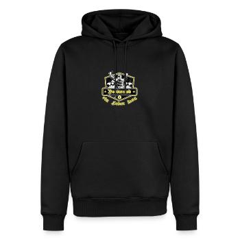 Dortmund ein Leben Lang No II - Männer Premium Bio Hoodie - Schwarz - Vorne - Nico (187cm)