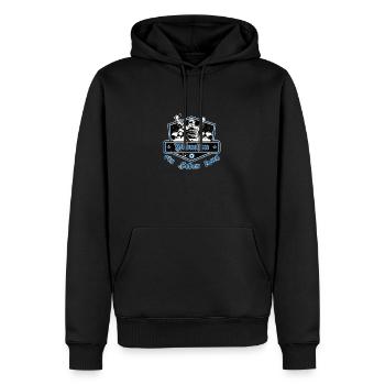 München 2 ein Leben Lang No II - Männer Premium Bio Hoodie - Schwarz - Vorne - Nico (187cm)