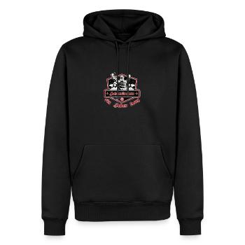 Kaiserslautern ein Leben Lang No II - Männer Premium Bio Hoodie - Schwarz - Vorne - Nico (187cm)
