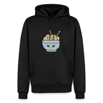 Ramen Nudeln Japan Küche - Männer Premium Bio Hoodie - Schwarz - Vorne - Nico (187cm)