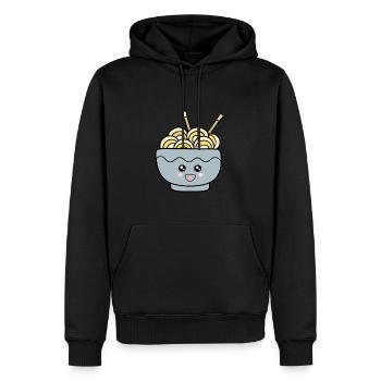 Ramen Nudeln Japan Küche - Männer Premium Bio Hoodie - Schwarz - Vorne - Nico (187cm)