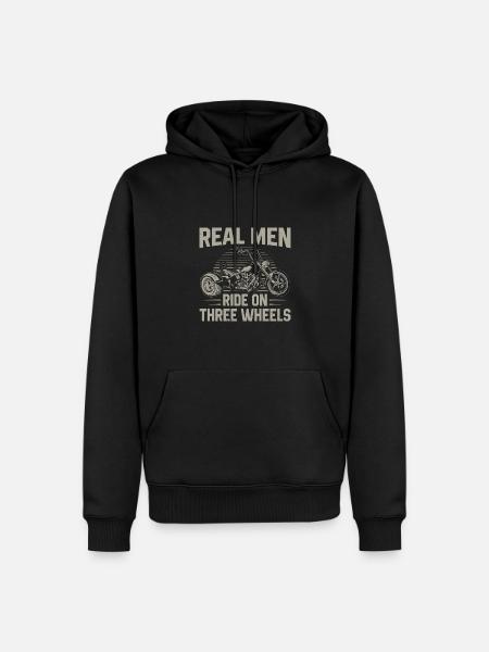 Trike - Männer Premium Bio Hoodie - Schwarz